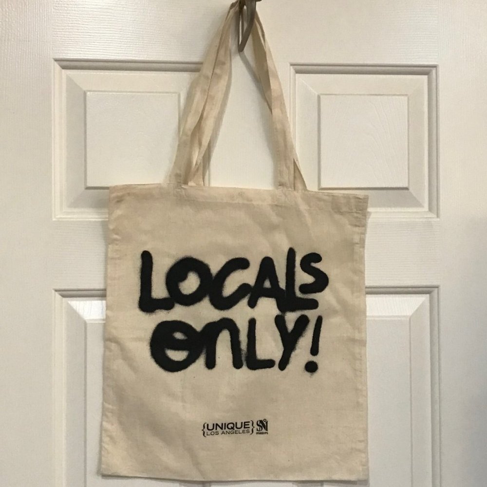 Unique Los Angeles Locals Only Craft Fair Tote Bag